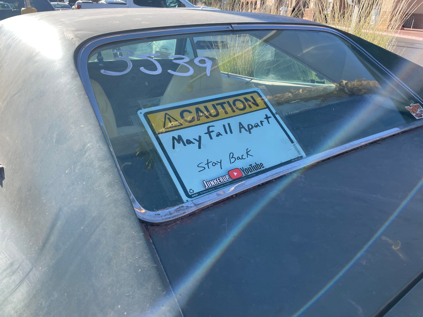 You’ve been warned I drive hoopty that may fall apart